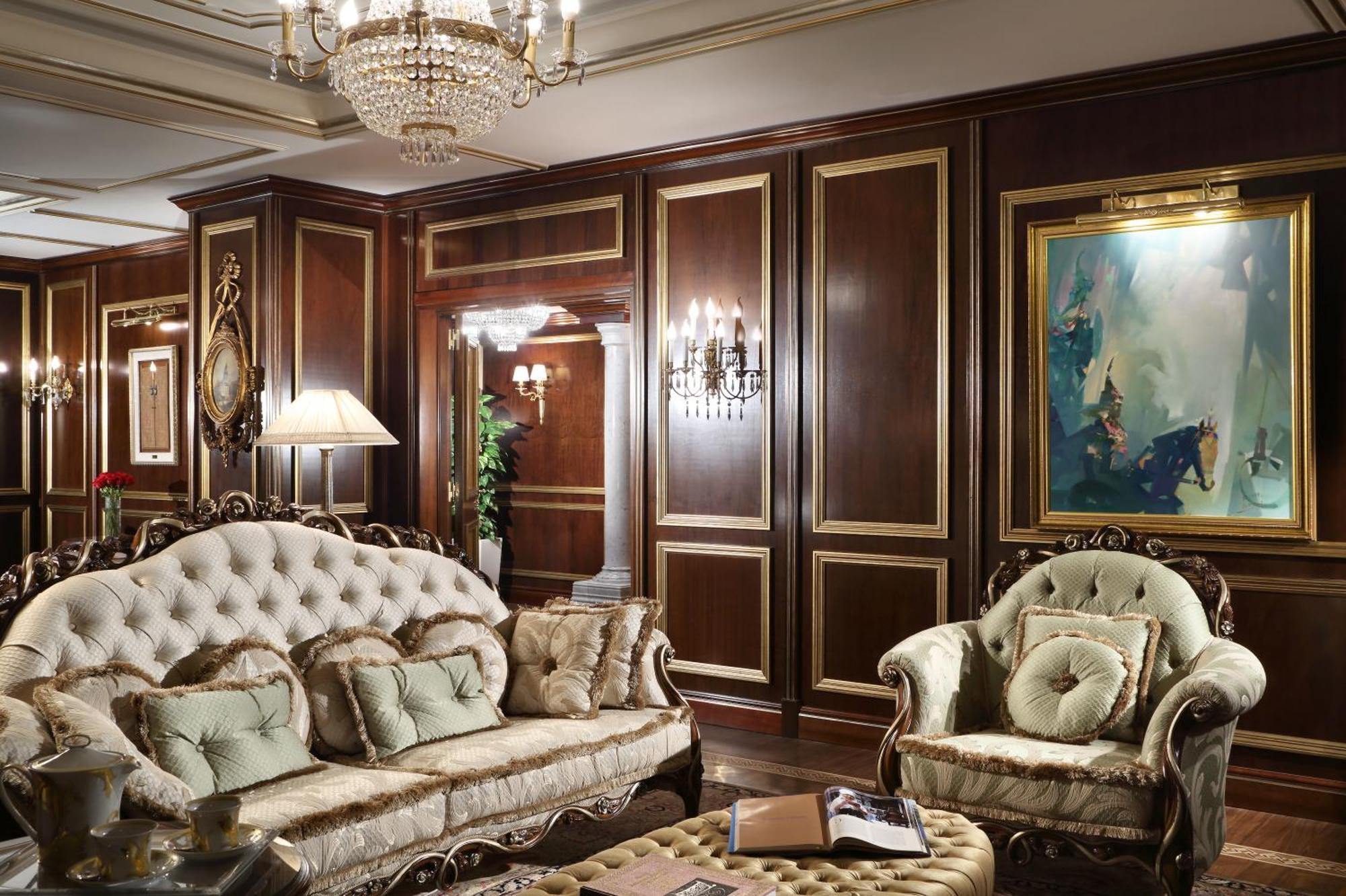 Hotel Rixos Khadisha Shymkent Habitación foto A living room in the Imperial Suite